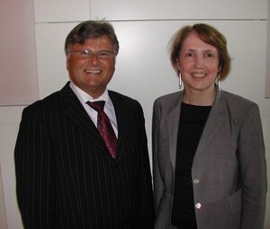stv. Fraktionsvorsitzender und Bgm. Franz Göbl mit MdL Annette Karl