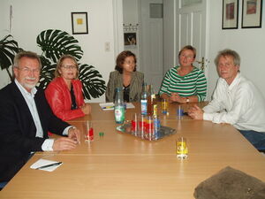 v.l. Robert Gewies, Maria Haucke, Hedwig Pable, Annegret Hoser, Franz Philipp, nicht auf Bild Ute Kubatschka