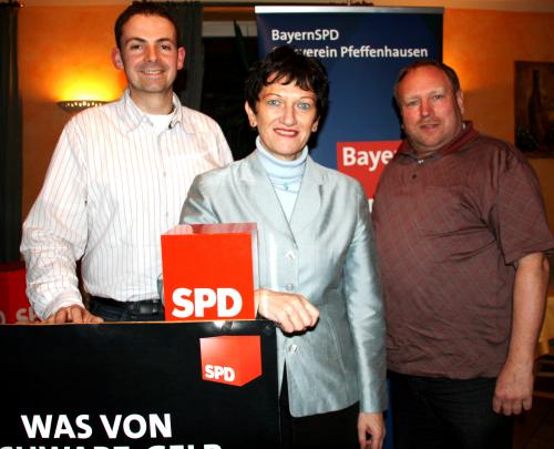 MdL Inge Aures zum Thema Landesbank in Pfeffenhausen am 30.03.2011